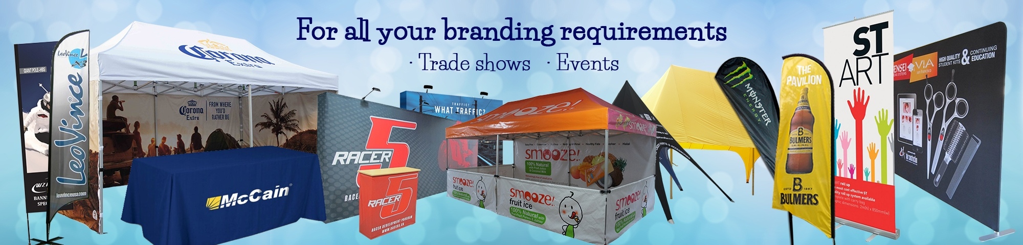 Extensive Range Of Gazebos and Banners